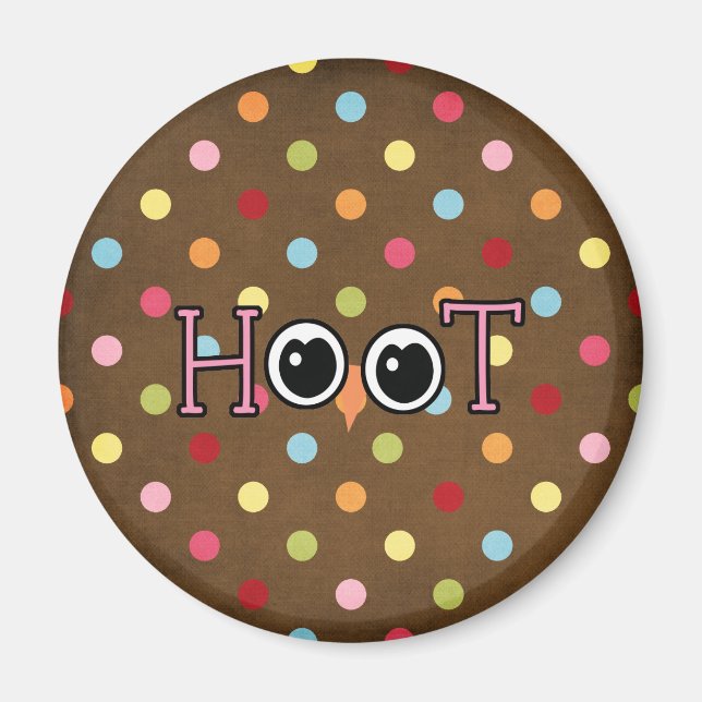 Imán Wise Owl Hoot (Frente)