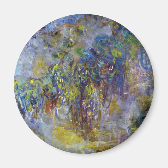 Imán Wisteria (a la derecha) de Claude Monet (Frente)