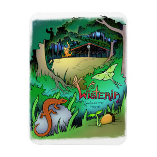 Imán Wisteria Refrigerator Magnet