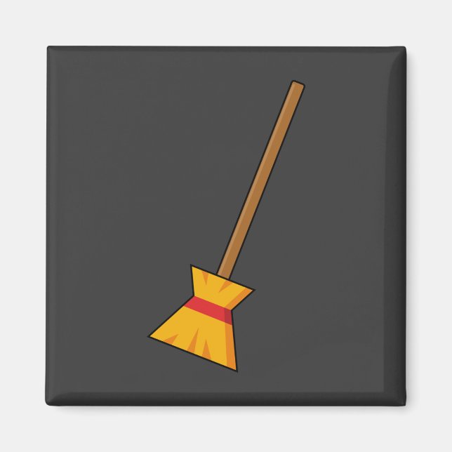 Imán Witch Broom (Frente)