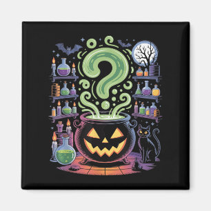 Imán Witch Cauldron Tions Pumpkins Soky Halloween