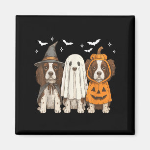 Imán Witch English Springer Spaniel Halloween Springer