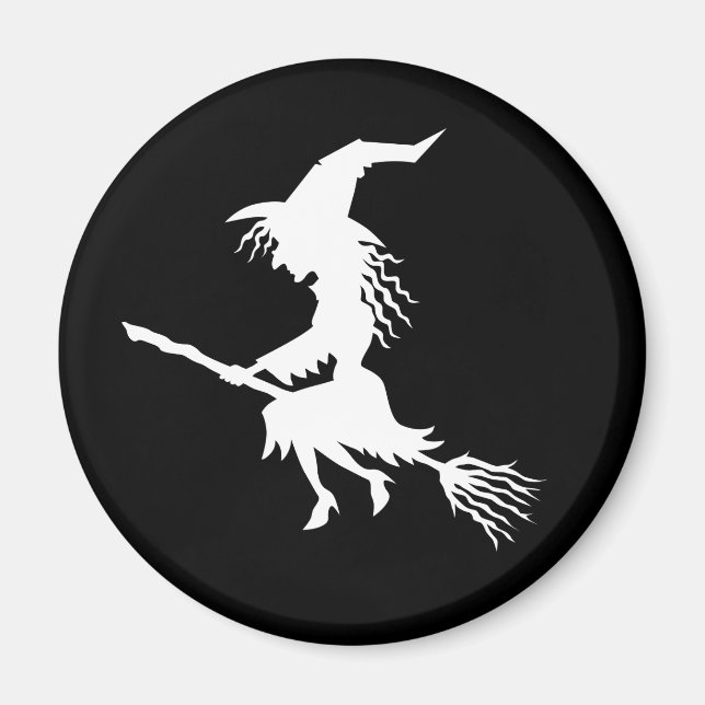 Imán Witch Halloween Magnet (Frente)