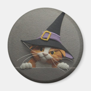 Imán Witch Kitten Magnet