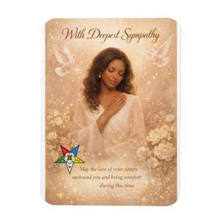 Imán With Deepest Sympathy — Order of the Eastern Star 