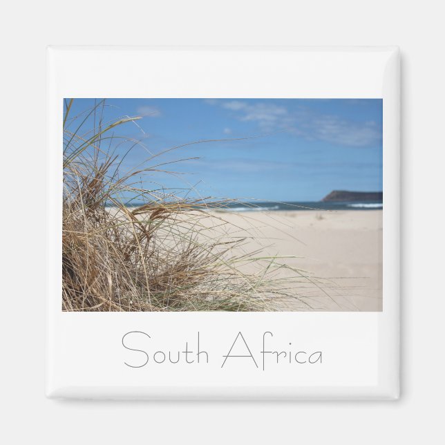 Imán Witsand Beach Sand South Africa SA Magnet (Frente)