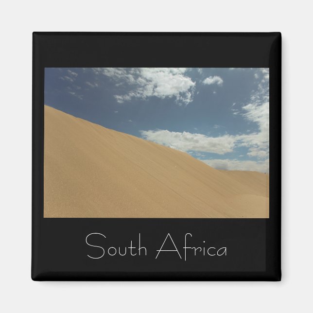 Imán Witsand Beach Sand South Africa SA Magnet (Frente)