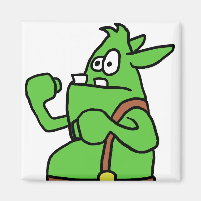 Imán Wizard101 Gobbler Fisticuffs (Frente)