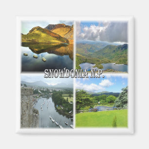 Imán WLS008 Parque Nacional SNOWDONIA, Europa, Fridge