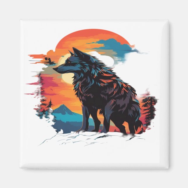 Imán wolf 12 (Frente)