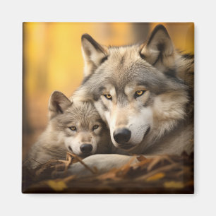 Imán Wolf Animal Wild Beauty Freedom Wilderness Love