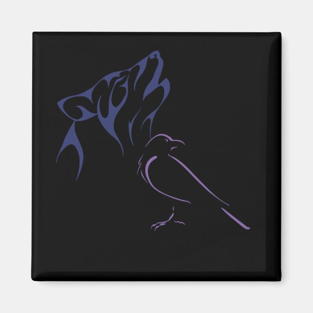 Imán Wolf & Bird (Frente)