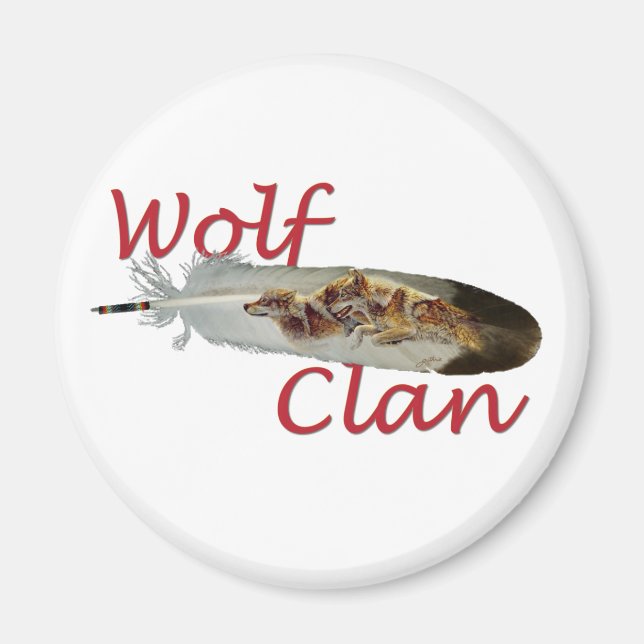 Imán Wolf Clan (Frente)