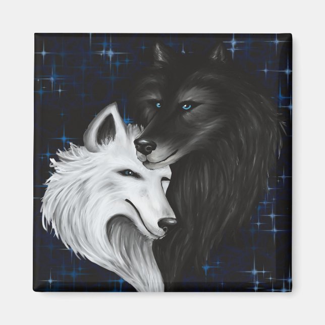 Imán Wolf Heart Magnet - Original (Frente)