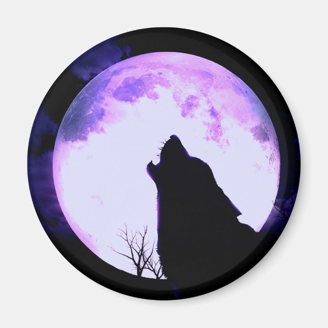 Imán Wolf Howl Magnet (Frente)