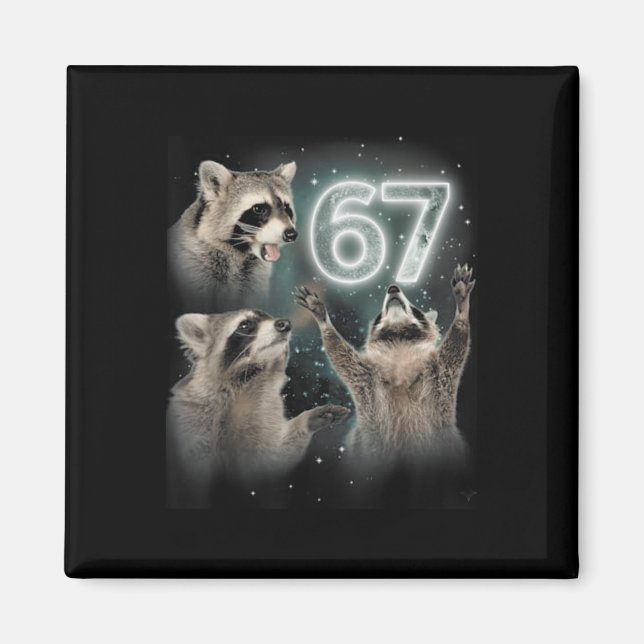 Imán Wolf Howling At The Moon 67 6 7 Halloween 67 Wolf  (Frente)