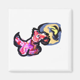 Imán Wolf light moon 