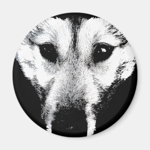 Imán Wolf Magnet Arctic Wolf Fridge Magnets & Gift