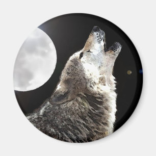 Imán Wolf & Moon