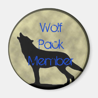Imán Wolf Pack Member Magnet