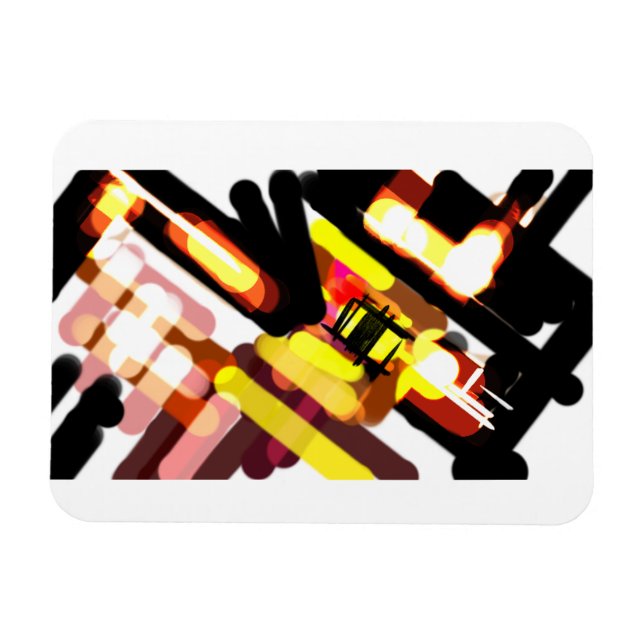 Imán Wolf run night (Horizontal)