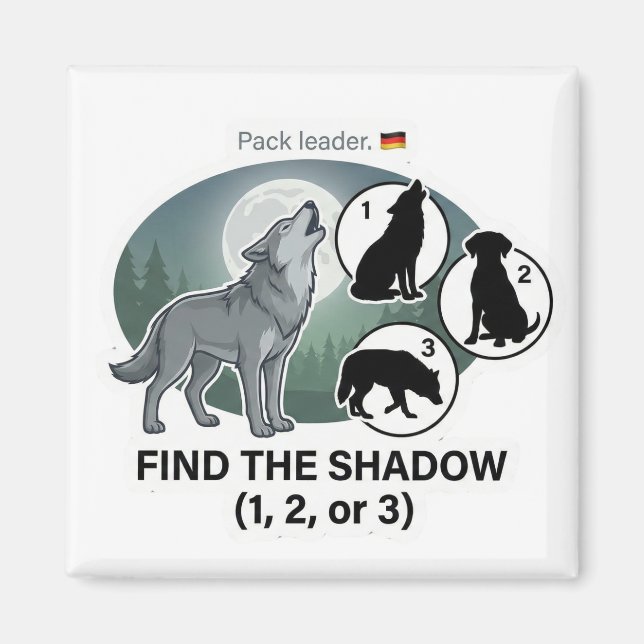 Imán Wolf Shadow Matching (Frente)