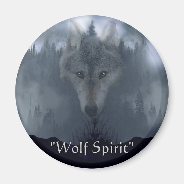 Imán WOLF SPIRIT ~ Magnet (Frente)