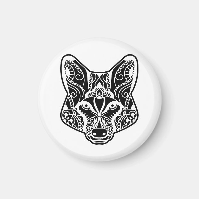 Imán WOLF tribal (Frente)