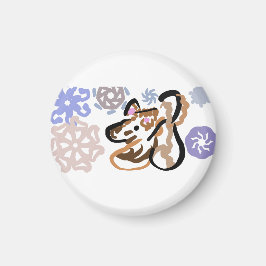 Imán Wolf winter love