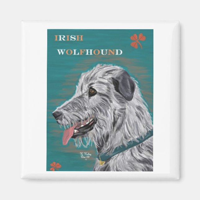 Imán Wolfhound irlandés (Frente)