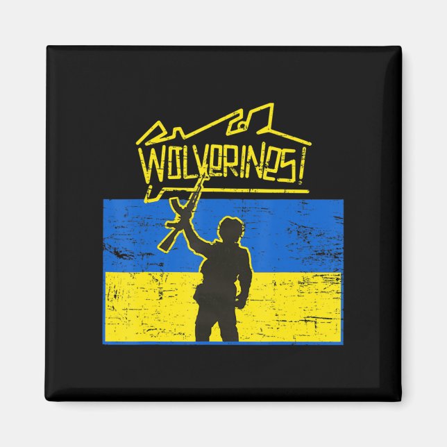 Imán Wolverines de Ucrania (Frente)