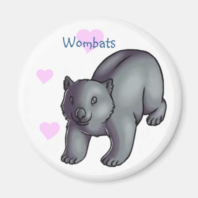 Imán Wombats (Frente)