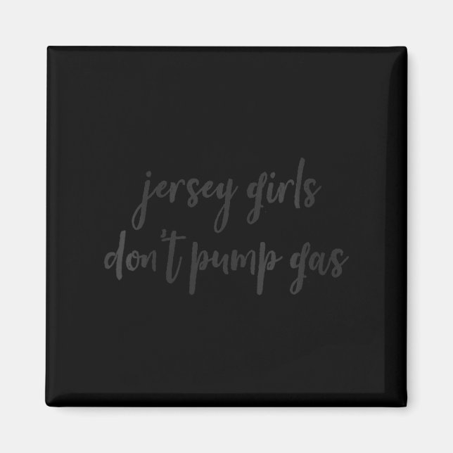 Imán Womens Funny New Jersey Women, Jersey Girls Don't  (Frente)