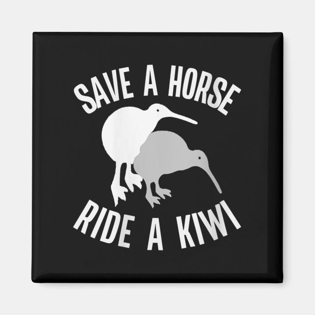 Imán Womens Funny New Zealand Kiwi Meme Quote Save A Ho (Frente)