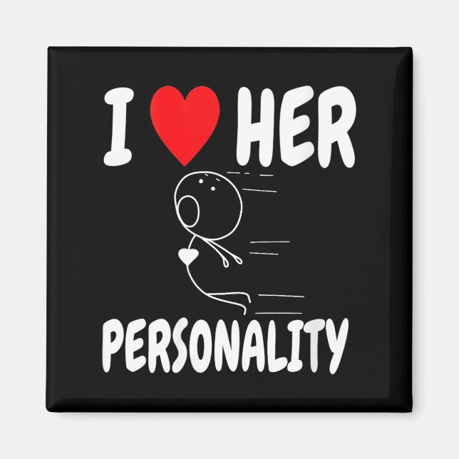 Imán Women's Funny Valentine's Day Couple Matching I Lo (Frente)