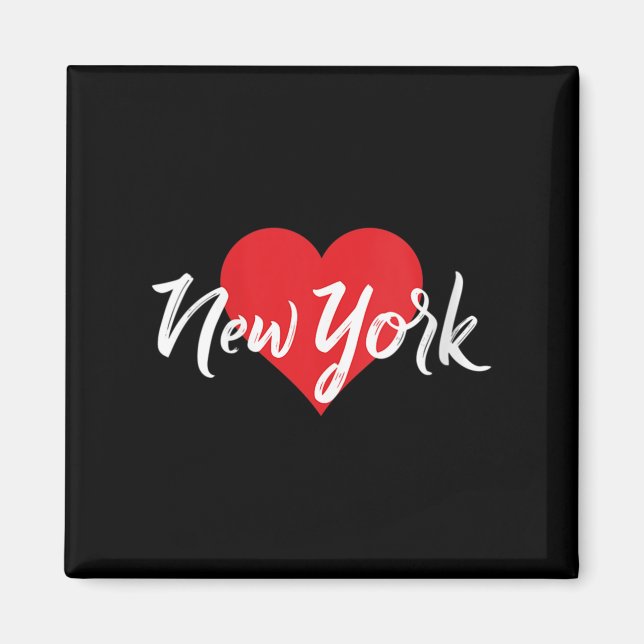 Imán Womens I Love New York For Women New Yorker Lover  (Frente)