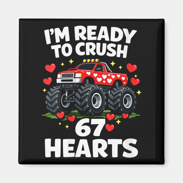 Imán Women's I'm Ready To Crush 67 Hearts Truck Valenti (Frente)