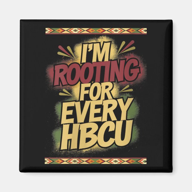 Imán Womens I'm Rooting For Every Hbcu - Rooting Suprt  (Frente)