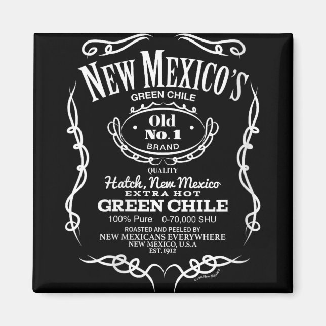 Imán Womens New Mexico's Old No. 1 Hatch Green Chile No (Frente)