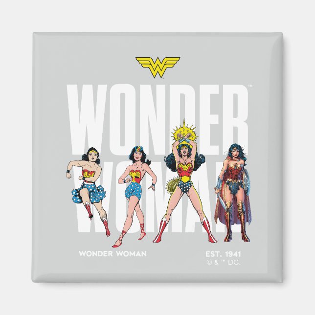 Imán Wonder Woman Legends Forever Graphic (Frente)