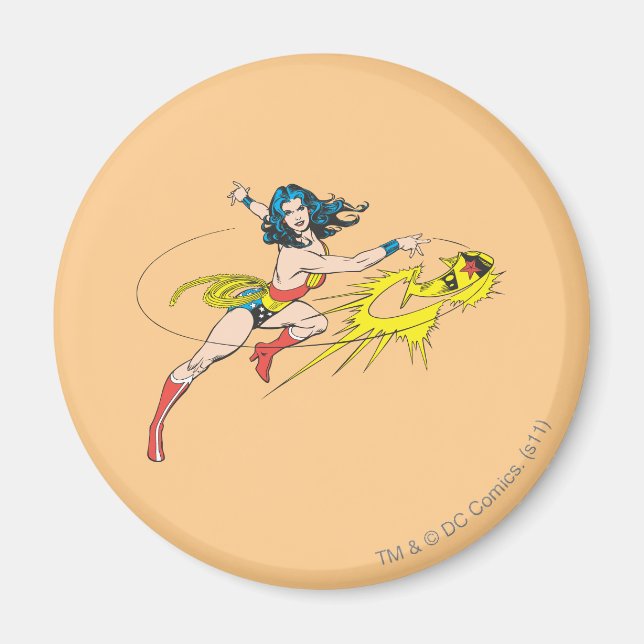 Imán Wonder WomanThrows Crown (Frente)