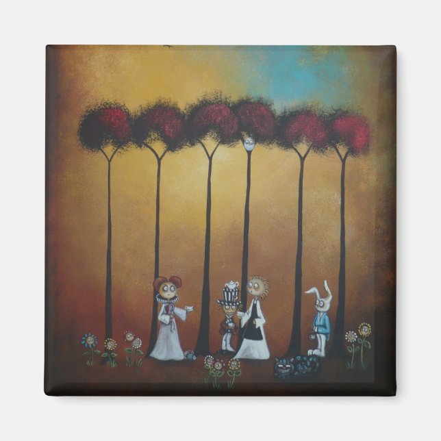 Imán Wonderland Tea Fiesta Magnet (Frente)