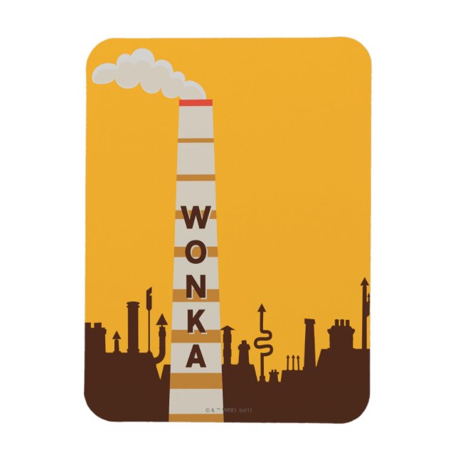 Imán Wonka Factory Silhouette (Vertical)