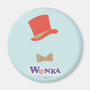 Imán Wonka Top Hat & Bow Tie