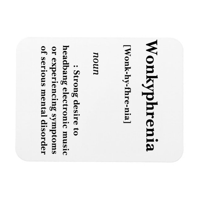 Imán Wonkyphrenia (Horizontal)