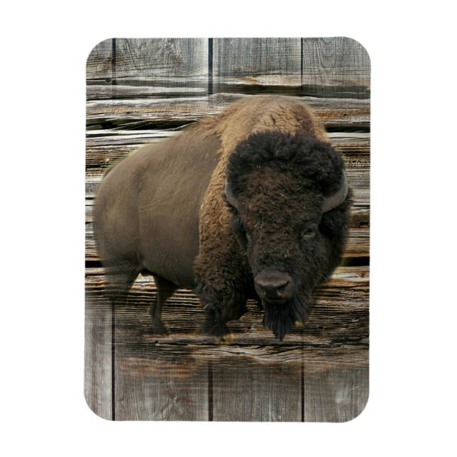 Imán Wood Bison (Vertical)