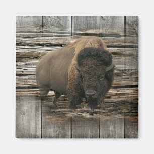 Imán Wood Bison