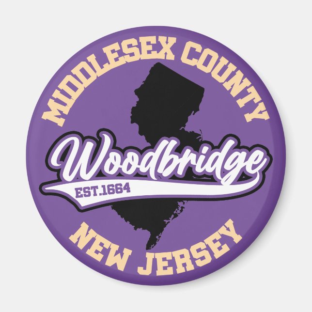 Imán Woodbridge, Nueva Jersey (Frente)