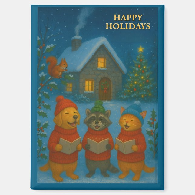 Imán Woodland Carol Choir (Anverso)