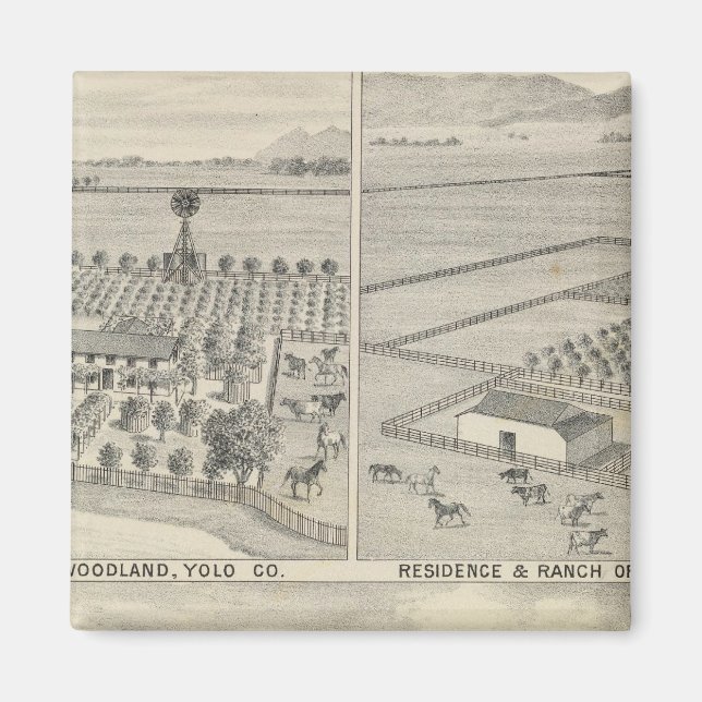Imán Woodland lumber Company (Frente)